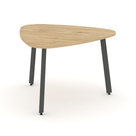 Стол переговорный SN-6.SPRG-71.3 (1200х1200х750) (Тиквуд Светлый/Металл Антрацит)