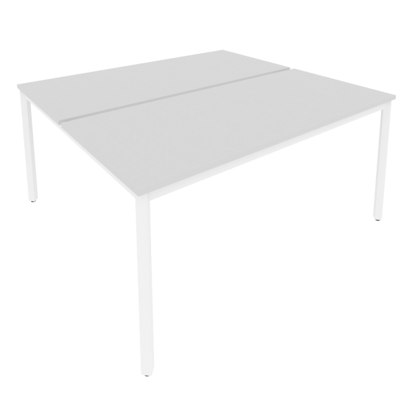 Рабочая станция на металлокаркасе Slim С.СП-6.3 1580x1475x750 (Серый/Белый металл)