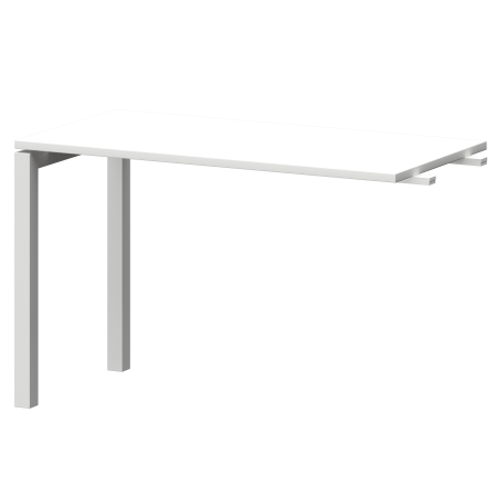 Бриф-приставка Смарт СМБ25-П-12.Пр50 1200x600x750 (Белый/Белый)