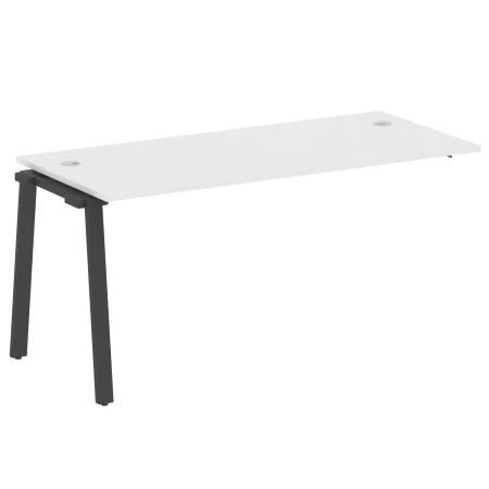 Проходной наборный элемент рабочей станции Metal System Style БА.ПРС-СП-1.4 1600x720x750 (Белый/Антрацит металл)