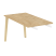 Брифинг-приставка на деревянных опорах Onix Wood Direct OW.BR-13 1180x720x750 (Тиквуд Темный/Дуб Светлый)
