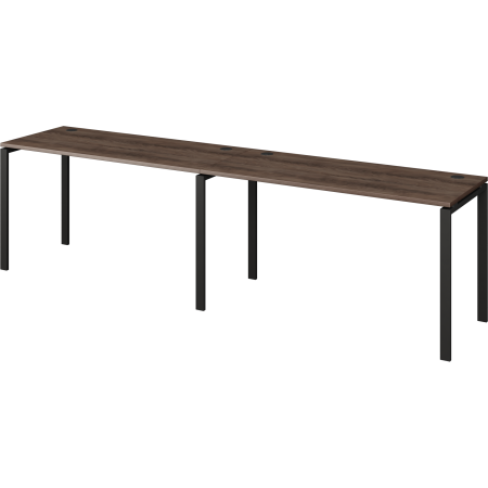 Бенч линейный на 2 рабочих места Арго-М АМБЛ-003.60 2800x600x760 (Лагос/Антрацит)