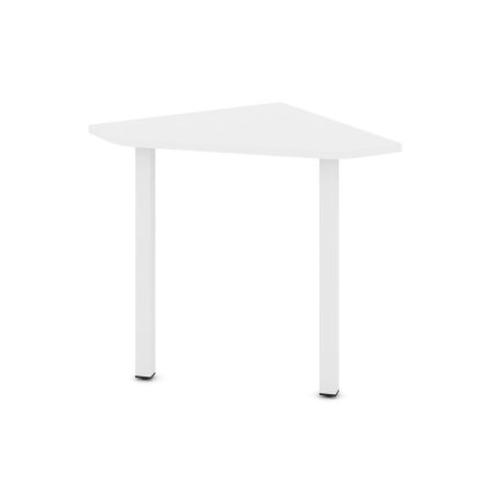 Угловой элемент стола SN-5.USP-021 (800х800х750) (Белый/Металл Белый)
