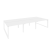 Рабочая станция на О-образном м/к Onix O.MO-D.RS-6.2.8 3540x1635x750 (Тиквуд Темный/Белый Металл)