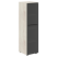 Шкаф колонка со стеклянной дверью правый LOFTIS LMC 40.2(R) 400х430х1517 (Дуб Бофорд)