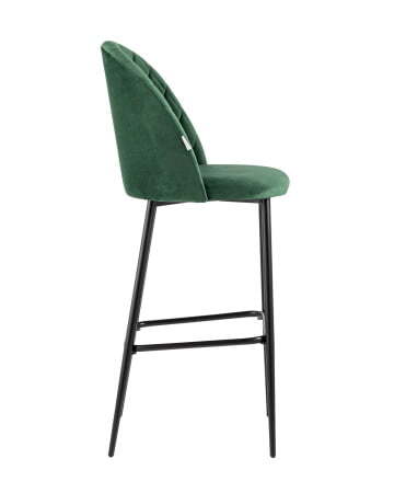 Стул барный Марсель велюр зеленый (Стул барный Марсель зеленый)