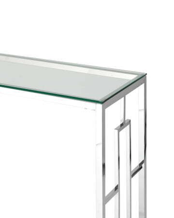 Консоль БРУКЛИН 120*40 серебро (Консоль Бруклин серый)