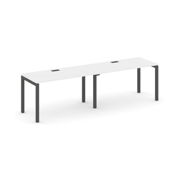 Рабочая станция 1 сторонняя SN-5P.ORS-024 (3160х800х750) (Белый/Металл Антрацит)