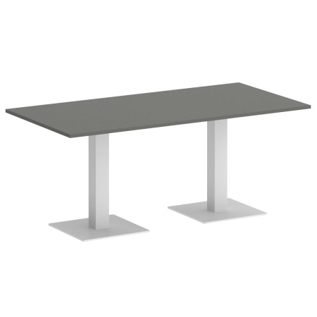 Стол прямоугольный VR.SP-5-180.2 1800x900x750 (Металлик/Белый Металл)