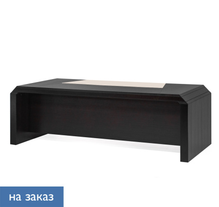 RIVIERA Стол для руководителя 230 см (Дуб ферро/Бежевый)