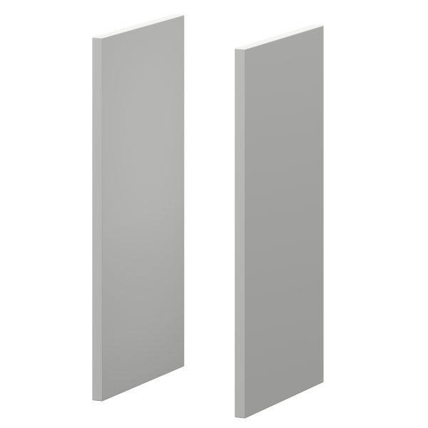 Боковины декоративные Кортез KZD-28B 384x50x784 (Белый)