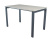 Стол NT 120x70 белое дерево/антрацит (Светлый/Антрацит)