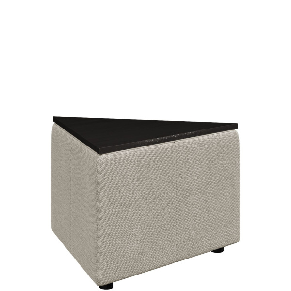 Диван Оригами. Стол треугольный. (Стол треугольный bravo_a_white)