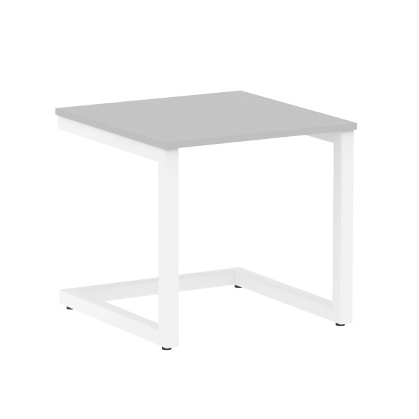 Компьютерный стол VR.SP-2-58G 580x600x550 (Серый/Белый Металл)