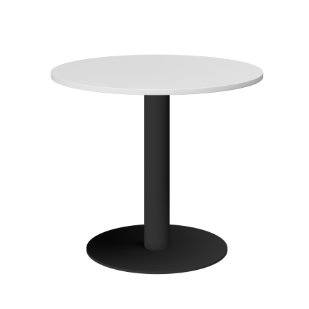 Стол круглый Арго-М АМ-Д90 900x900x760 (Белый/Антрацит)
