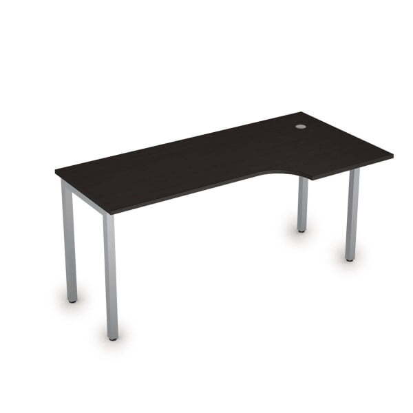 Стол письменный на металлокаркасе прав Стиль 2М.146 1600x800x750 (ВенгеСерый)