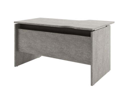 Стол письменный левый Solution D-34 1400x880x750 (Бетон/Трюфель)