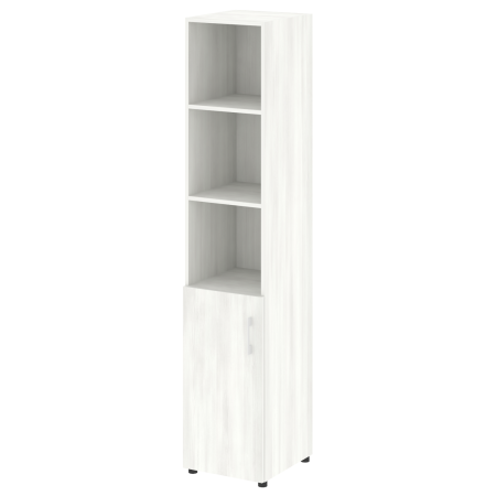 Шкаф высокий узкий нужен топ левый LT.SU 1.1 L 400x450x1990 (Снежная Патина)