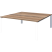 Стол переговорный на металлокаркасе Аргентум-МП НТМП.П-200.11 2000x1100x750 (Сосна винтер/Антрацит)