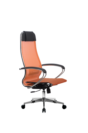 Кресло для руководителя Метта МЕТТА-4(MPRU)/подл.131/осн.004 (Оранжевый)