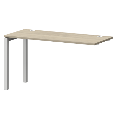 Модуль линейный на металлокаркасе Смарт СМС25-П-14К.60Э.Пр50 1400x600x750 (Кронберг/Белый)