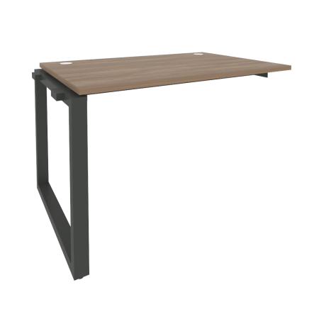 Наборный элемент рабочей станции на О-образном м/к Onix O.MO-1.NRS-2.8 1180x800x750 (Дуб Аризона/Черный металл)