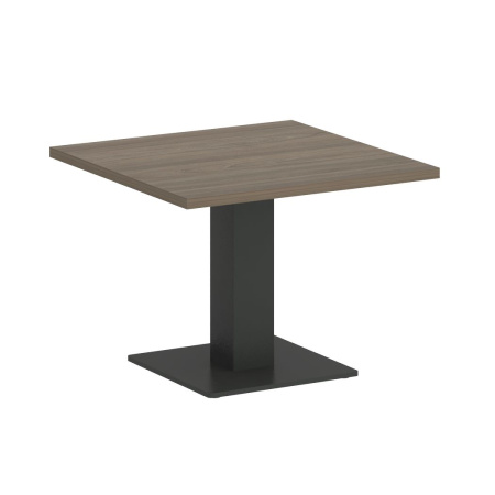 Стол журнальный квадратный VR.SP-5-60.2G 600x600x450 (Вяз благородный/Антрацит Металл)