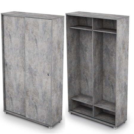 6ШК.016 Шкаф-купе (1200x400x2116) (Basalt)