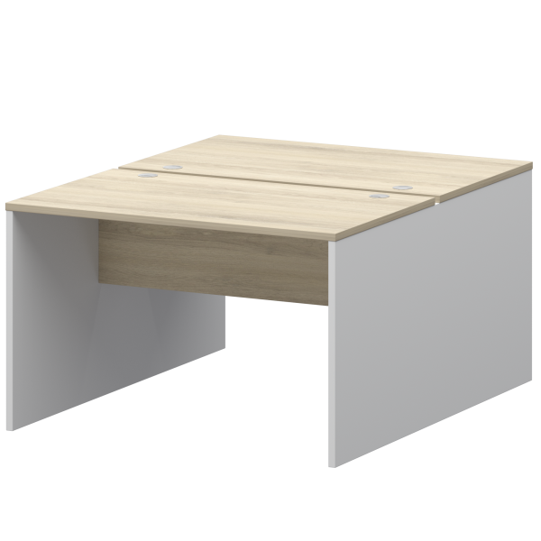 Бенч двойной Смарт СМСР25-2.12.60 1200x1236x750 (Белый/Кронберг)