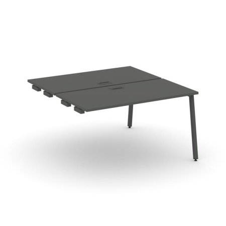 Стол-приставка к опорным элементам SN-4A.DPRS-023 (1380х1632х750) (Антрацит/Металл Антрацит)