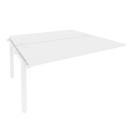 Наборный элемент рабочей станции на м/к Onix O.M-2.NRS-4.8 1580x1635x750 (Белый Бриллиант/Белый Металл)