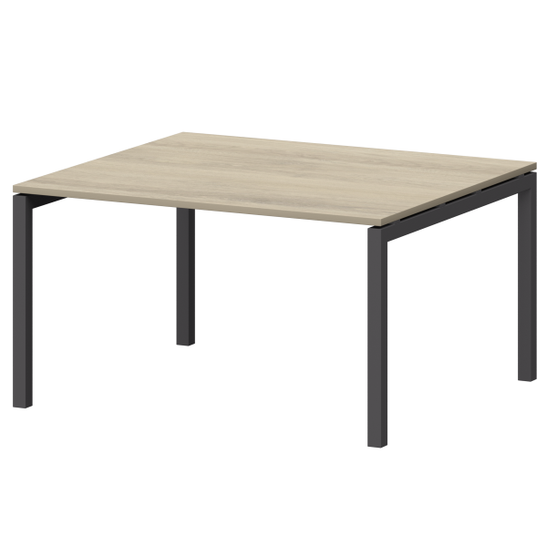 Стол переговорный на металлокаркасе Смарт СМСП-П-12.123.Пр50 1200x1236x750 (Кронберг/Антрацит)