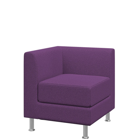 Диван Домино. Модуль угловой. (Модуль угловой sweet_rose_violet)