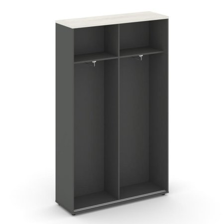 Шкаф-купе для одежды SN.SHK-003 (1200х400х1982) (Антрацит/Дуб Наварра)