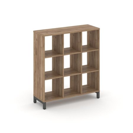 Каркас стеллажа 3 яруса SN.KS-330 (1121х400х1248) (Дуб Табак/Металл Антрацит)