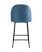 Стул полубарный Марсель велюр пыльно-синий (Стул полубарный Марсель синий)