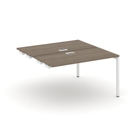 Стол-приставка к опорным элементам SN-4P.DPRS-024 (1580х1632х750) (Вяз Благородный/Металл Белый)