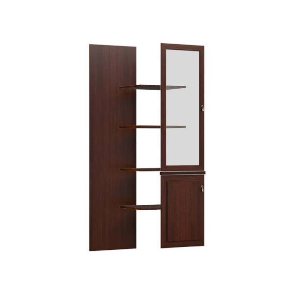 Наполнение шкафа 1 створка левая Ministry MNS29544 500x516x1964 (Орех южный)