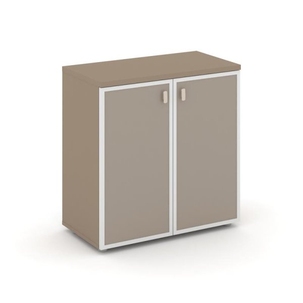 Шкаф низкий широкий ES.ST-3.2R I (800х420х823) (Латте/Лакобель umbra)