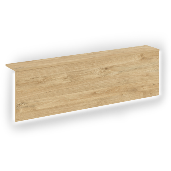 Накладка с подсветкой прямая высокая на 2 модуля О.R-F.MP.V-138 Onix О.R-NP.V-138.2.S 2300x327x674 (Тиквуд Светлый)