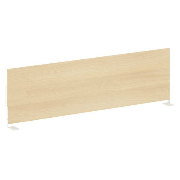 Экран боковой L1235мм Metal System Style Б.ЭКР-123 1235x18x348 (Акация/Белый металл)