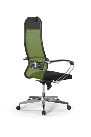 Кресло для руководителя Метта Sit 10 B1-111K - X2+UMF(X1) /Ub00/Wh00/K1cL(M09.B22.G18.W02) (Зеленый | Черный)