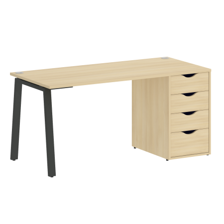 Стол письменный VR.SP-3-158.4.A 1580x720x750 (Акация Лорка/Антрацит Металл)