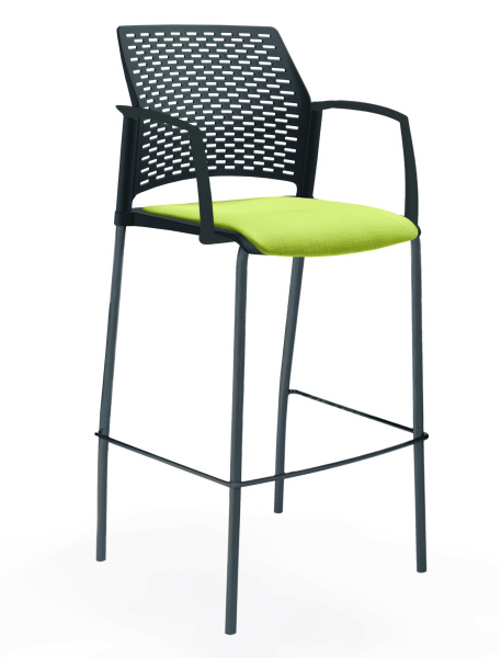Стул барный Rewind ЦБ-00016933 Лимон/Черный (Лимон/Черный)