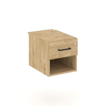 Тумба с 1 открытой нишей и 1 ящиком SN.TP-042 (343х507х356) (Тиквуд Светлый)