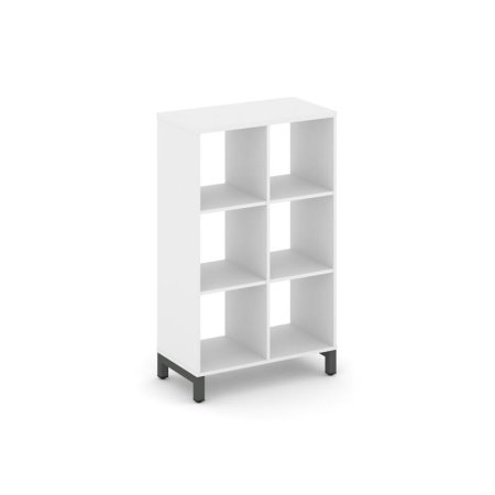 Каркас стеллажа 3 яруса SN.KS-320 (754х400х1248) (Белый/Металл Антрацит)