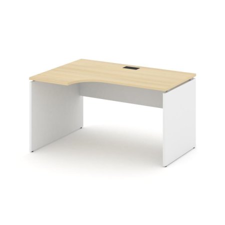 Стол рабочий эргономичный SN-D.SPA-011(L) (1380х700/980х750) (Акация Лорка/Белый)