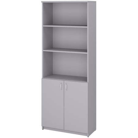 Шкаф полузакрытый Этюд 2592 768x370x1994 (Серый)