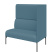 Диван Бридж. Модуль 2-местный левый высокий. (Модуль 2-местный левый высокий sweet_blue)