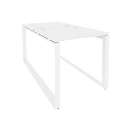 Рабочая станция на О-образном м/к Onix O.MO-D.RS-2.0.7 780x1475x750 (Белый Бриллиант/Белый Металл)